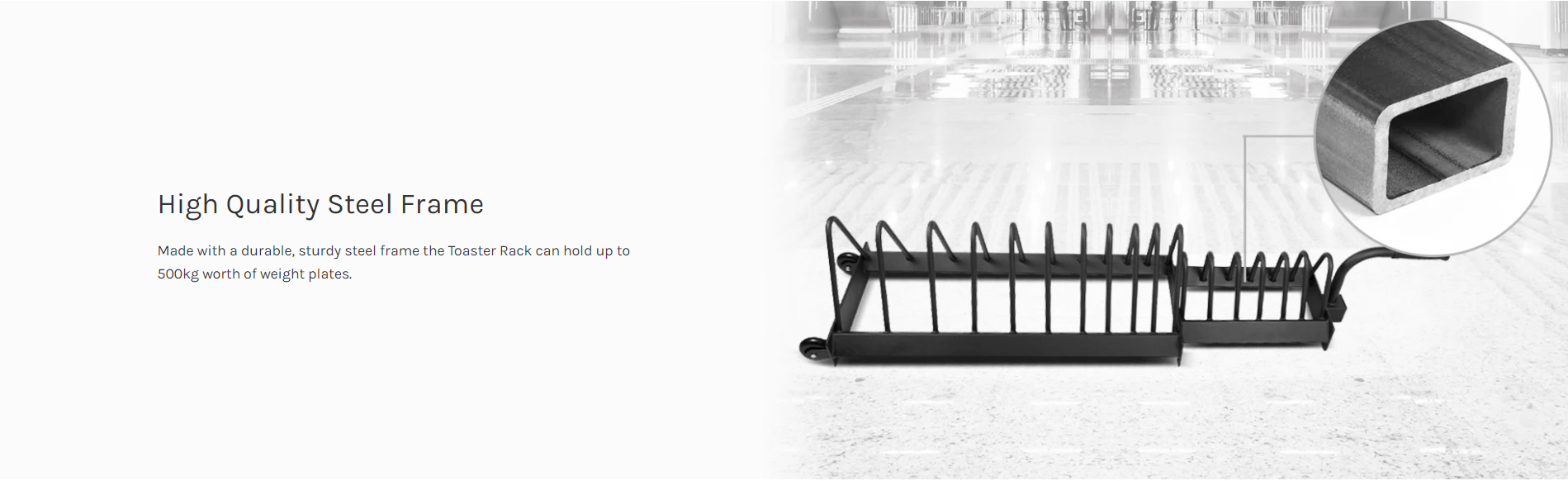 Lifespan Cortex Toaster Rack Weight Plate Holder